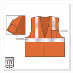 Load image into Gallery viewer, Glowear 8210z Class 2 Economy Mesh Vest, Polyester, Orange, X-small, Ships In 1-3 Business Days