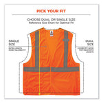 Load image into Gallery viewer, Glowear 8215ba Class 2 Economy Breakaway Mesh Vest, Polyester, X-small, Orange, Ships In 1-3 Business Days