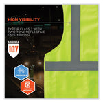 Load image into Gallery viewer, Glowear 8215ba Class 2 Economy Breakaway Mesh Vest, Polyester, X-small, Lime, Ships In 1-3 Business Days