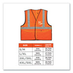 Load image into Gallery viewer, Glowear 8216ba Class 2 Breakaway Mesh Id Holder Vest, Polyester, Large/x-large, Orange, Ships In 1-3 Business Days