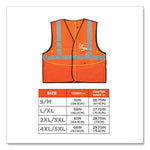 Load image into Gallery viewer, Glowear 8216ba Class 2 Breakaway Mesh Id Holder Vest, Polyester, 4x-large/5x-large, Orange, Ships In 1-3 Business Days