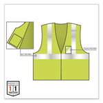 Load image into Gallery viewer, Glowear 8216ba Class 2 Breakaway Mesh Id Holder Vest, Polyester, Small/medium, Lime, Ships In 1-3 Business Days
