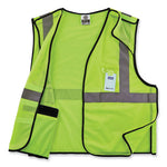 Load image into Gallery viewer, Glowear 8216ba Class 2 Breakaway Mesh Id Holder Vest, Polyester, 4x-large/5x-large, Lime, Ships In 1-3 Business Days