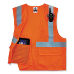 Load image into Gallery viewer, Glowear 8220z Class 2 Standard Mesh Zipper Vest, Polyester, Small/medium, Orange, Ships In 1-3 Business Days