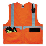 Load image into Gallery viewer, Glowear 8220z Class 2 Standard Mesh Zipper Vest, Polyester, Small/medium, Orange, Ships In 1-3 Business Days