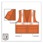 Load image into Gallery viewer, Glowear 8220z Class 2 Standard Mesh Zipper Vest, Polyester, Large/x-large, Orange, Ships In 1-3 Business Days