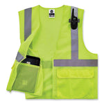 Load image into Gallery viewer, Glowear 8220z Class 2 Standard Mesh Zipper Vest, Polyester, Small/medium, Lime, Ships In 1-3 Business Days