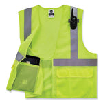 Load image into Gallery viewer, Glowear 8220z Class 2 Standard Mesh Zipper Vest, Polyester, 4x-large/5x-large, Lime, Ships In 1-3 Business Days