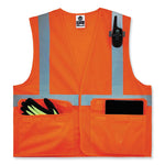 Load image into Gallery viewer, Glowear 8220hl Class 2 Standard Mesh Hook And Loop Vest, Polyester, Small/medium, Orange, Ships In 1-3 Business Days
