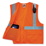 Load image into Gallery viewer, Glowear 8220hl Class 2 Standard Mesh Hook And Loop Vest, Polyester, Small/medium, Orange, Ships In 1-3 Business Days