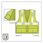 Load image into Gallery viewer, Glowear 8220hl Class 2 Standard Mesh Hook And Loop Vest, Polyester, Small/medium, Lime, Ships In 1-3 Business Days