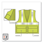 Load image into Gallery viewer, Glowear 8225hl Class 2 Standard Solid Hook And Loop Vest, Polyester, Lime, 4x-large/5x-large, Ships In 1-3 Business Days