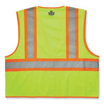 Load image into Gallery viewer, Glowear 8229z Class 2 Economy Two-tone Zipper Vest, Polyester, Large/x-large, Lime, Ships In 1-3 Business Days