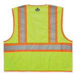 Load image into Gallery viewer, Glowear 8229z Class 2 Economy Two-tone Zipper Vest, Polyester, 4x-large/5x-large, Lime, Ships In 1-3 Business Days