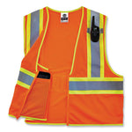 Load image into Gallery viewer, Glowear 8229z Class 2 Economy Two-tone Zipper Vest, Polyester, Small/medium, Orange, Ships In 1-3 Business Days