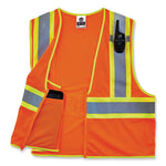 Load image into Gallery viewer, Glowear 8229z Class 2 Economy Two-tone Zipper Vest, Polyester, 4x-large/5x-large, Orange, Ships In 1-3 Business Days