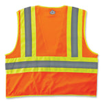 Load image into Gallery viewer, Glowear 8229z Class 2 Economy Two-tone Zipper Vest, Polyester, 4x-large/5x-large, Orange, Ships In 1-3 Business Days