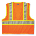 Load image into Gallery viewer, Glowear 8230z Class 2 Two-tone Mesh Zipper Vest, Polyester, 4x-large/5x-large, Orange, Ships In 1-3 Business Days