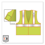 Load image into Gallery viewer, Glowear 8230z Class 2 Two-tone Mesh Zipper Vest, Polyester, Small/medium, Lime, Ships In 1-3 Business Days