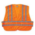 Load image into Gallery viewer, Glowear 8244psv Class 2 Expandable Public Safety Hook And Loop Vest, Polyester, Med/large, Orange, Ships In 1-3 Business Days