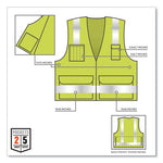 Load image into Gallery viewer, Glowear 8250z Class 2 Surveyors Zipper Vest, Polyester, 4x-large/5x-large, Lime, Ships In 1-3 Business Days