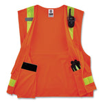 Load image into Gallery viewer, Glowear 8250zhg Class 2 Hi-gloss Surveyors Zipper Vest, Polyester, 4x-large/5x-large, Orange, Ships In 1-3 Business Days