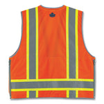 Load image into Gallery viewer, Glowear 8254hdz Class 2 Heavy-duty Surveyors Zipper Vest, Polyester, Large/x-large, Orange, Ships In 1-3 Business Days