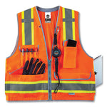 Load image into Gallery viewer, Glowear 8254hdz Class 2 Heavy-duty Surveyors Zipper Vest, Polyester, Large/x-large, Orange, Ships In 1-3 Business Days