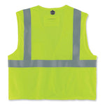 Load image into Gallery viewer, Glowear 8260frhl Class 2 Fr Safety Hook And Loop Vest, Modacrylic/kevlar, Small/medium, Lime, Ships In 1-3 Business Days