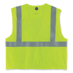 Load image into Gallery viewer, Glowear 8260frhl Class 2 Fr Safety Hook And Loop Vest, Modacrylic/kevlar, 2x-large/3x-large, Lime, Ships In 1-3 Business Days