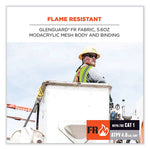 Load image into Gallery viewer, Glowear 8260frhl Class 2 Fr Safety Hook And Loop Vest, Modacrylic/kevlar, 4x-large/5x-large, Lime, Ships In 1-3 Business Days
