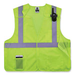 Load image into Gallery viewer, Glowear 8217ba Class 2 Breakaway Mesh Vest, Polyester, 4x-large/5x-large, Lime, Ships In 1-3 Business Days