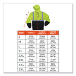 Load image into Gallery viewer, Glowear 8293 Hi-vis Class 2 Hooded Sweatshirt Black Bottom, Polar Fleece, Small, Lime, Ships In 1-3 Business Days