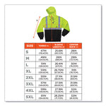 Load image into Gallery viewer, Glowear 8293 Hi-vis Class 2 Hooded Sweatshirt Black Bottom, Polar Fleece, Small, Lime, Ships In 1-3 Business Days