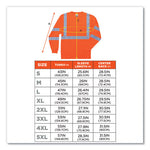 Load image into Gallery viewer, Glowear 8391 Class 3 Hi-vis Long Sleeve Shirt, Polyester, Orange, 5x-large, Ships In 1-3 Business Days