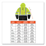 Load image into Gallery viewer, Glowear 8373 Hi-vis Class 3 Hooded With Sweatshirt Black Bottom, Polar Fleece, Lime, Medium, Ships In 1-3 Business Days