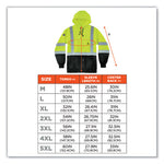 Load image into Gallery viewer, Glowear 8373 Hi-vis Class 3 Hooded With Sweatshirt Black Bottom, Polar Fleece, Lime, Medium, Ships In 1-3 Business Days