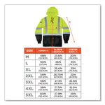Load image into Gallery viewer, Glowear 8373 Hi-vis Class 3 Hooded With Sweatshirt Black Bottom, Polar Fleece, Lime, Medium, Ships In 1-3 Business Days