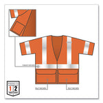 Load image into Gallery viewer, Glowear 8320z Class 3 Standard Zipper Vest, Polyester, 4x-large/5x-large, Orange, Ships In 1-3 Business Days