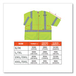 Load image into Gallery viewer, Glowear 8320z Class 3 Standard Zipper Vest, Polyester, Largel/x-large, Lime, Ships In 1-3 Business Days