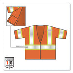 Load image into Gallery viewer, Glowear 8330z Class 3 Two-tone Zipper Vest, Polyester, Largel/x-large, Orange, Ships In 1-3 Business Days