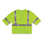 Load image into Gallery viewer, Glowear 8356frhl Class 3 Fr Hook And Loop Safety Vest With Sleeves, Modacrylic, Small/med, Lime, Ships In 1-3 Business Days