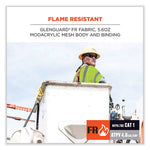 Load image into Gallery viewer, Glowear 8356frhl Class 3 Fr Hook And Loop Safety Vest With Sleeves, Modacrylic, Small/med, Lime, Ships In 1-3 Business Days