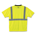 Load image into Gallery viewer, Glowear 8289bk Class 2 Hi-vis T-shirt With Black Bottom, Small, Lime, Ships In 1-3 Business Days