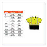 Load image into Gallery viewer, Glowear 8280bk Class 2 Performance T-shirt With Black Bottom, Polyester, Small, Lime, Ships In 1-3 Business Days