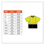 Load image into Gallery viewer, Glowear 8280bk Class 2 Performance T-shirt With Black Bottom, Polyester, X-large, Lime, Ships In 1-3 Business Days