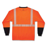 Load image into Gallery viewer, Glowear 8281bk Class 2 Long Sleeve Shirt With Black Bottom, Polyester, Small, Orange, Ships In 1-3 Business Days