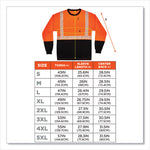Load image into Gallery viewer, Glowear 8281bk Class 2 Long Sleeve Shirt With Black Bottom, Polyester, Medium, Orange, Ships In 1-3 Business Days