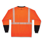 Load image into Gallery viewer, Glowear 8281bk Class 2 Long Sleeve Shirt With Black Bottom, Polyester, 2x-large, Orange, Ships In 1-3 Business Days