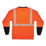 Load image into Gallery viewer, Glowear 8281bk Class 2 Long Sleeve Shirt With Black Bottom, Polyester, 4x-large, Orange, Ships In 1-3 Business Days